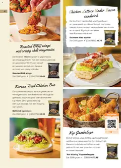 Hanos - Inspiratiemagazine voorjaar 2025 - Voorbeeld van een folder van Hanos, geldig van 10.03.2025 | Pagina: 42 | Producten: Kaas, Bacon, Kippenvleugels, Broodje