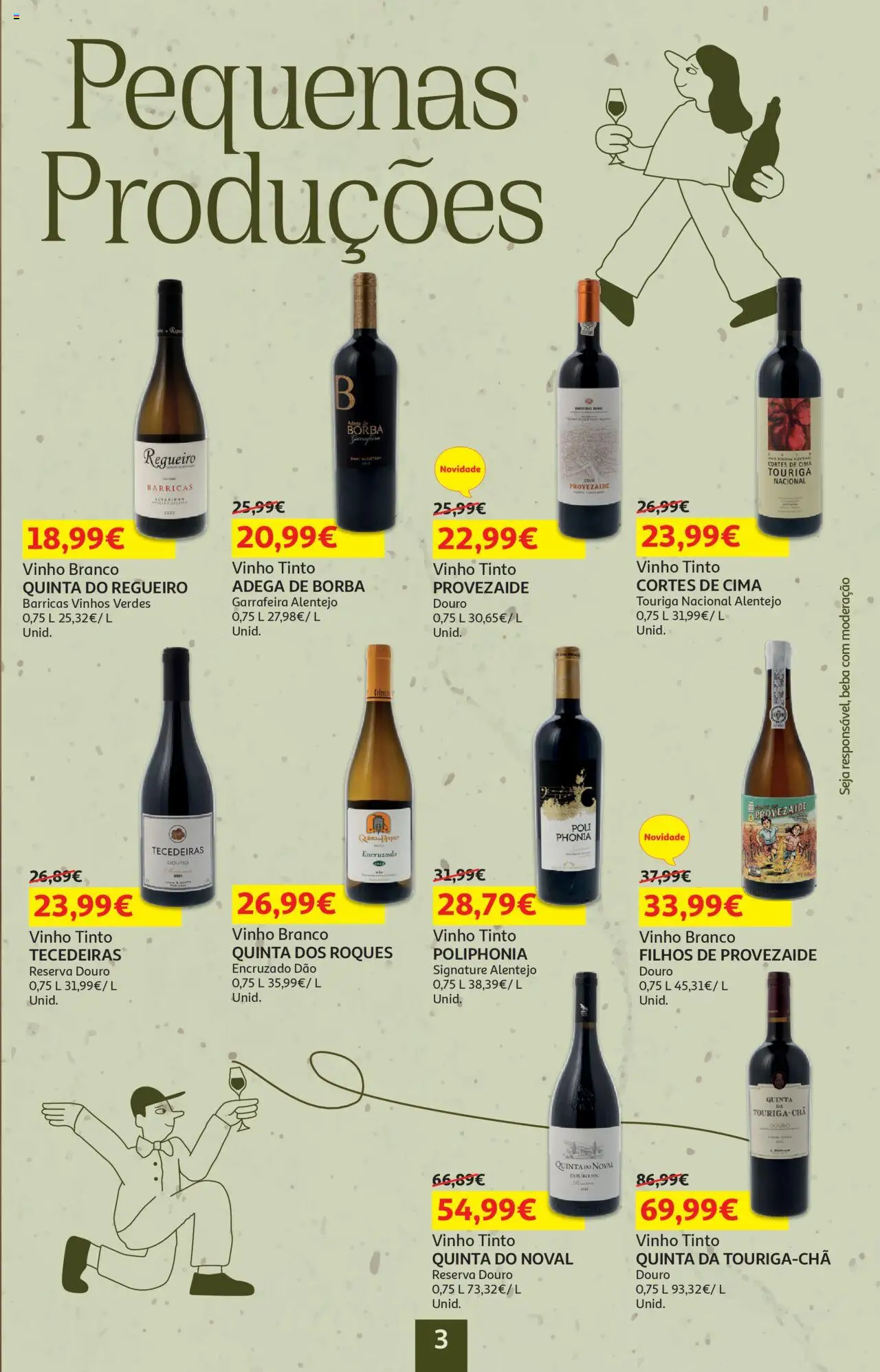 Auchan - Vinhos │ válido de 18.09.2025 | Página: 3 | Produtos: Vinho, Vinho tinto