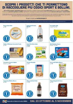 Anteprima del volantino Oasi Tutti in campo catalogo valido a partire dal 22.10.2025 | Pagina: 5 | Prodotti: Merluzzo, Crostini, Orecchiette, Glassa