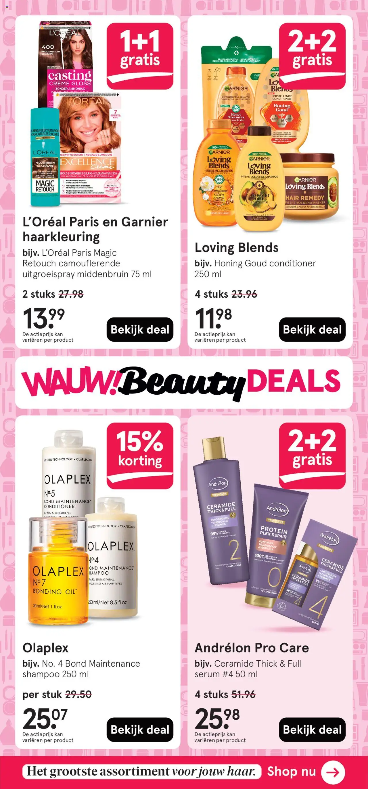  | Pagina: 15 | Producten: Oliën, Conditioner, Crème, Masker