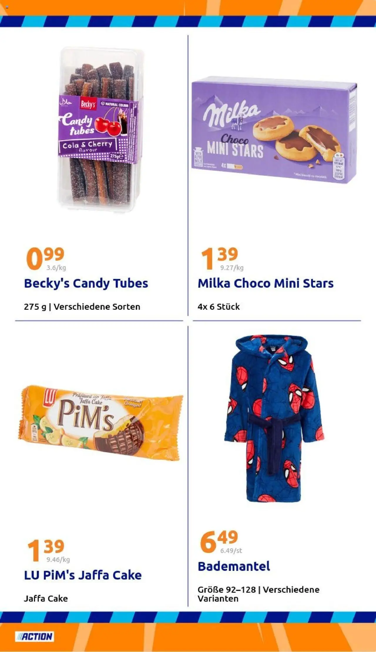Action Prospekt – gültig ab 01.10.2025 | Seite: 25 | Produkte: Cola, Milka, Bademantel