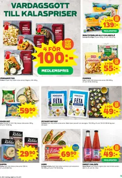 Coop Daglivs - erbjudanden - Förhandsvisning av reklamblad från butik Coop Daglivs aktuell från 17.11.2025 | Sida: 5 | Produkter: Varmkorv, Kycklingfile, Ost, Pasta
