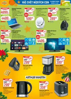 Náhled letáku Globus leták od 29.10.2025 | Strana: 34 | Produkty: Televizor, Tv, Konektor, Mixér