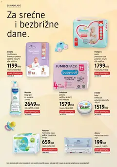 Pampers Harmonie aqua vlažne maramice 3x48/1, Harmonie aqua wet wipes, 3x48/1 - pregled DM Drogerie kataloga - važi od 01.03.2026 | Strana: 32