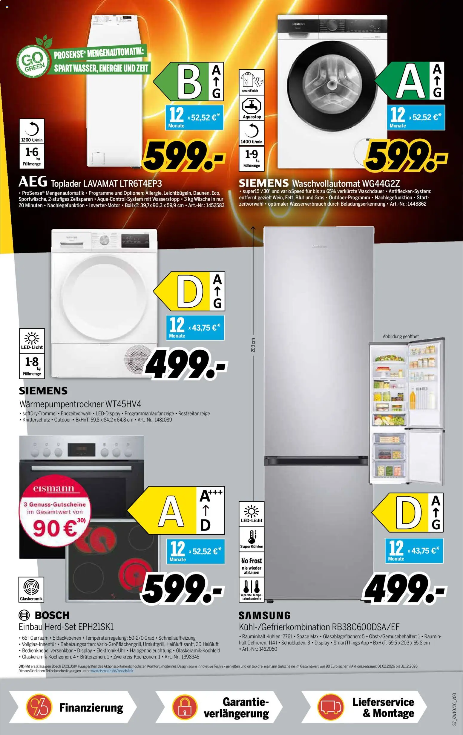 Medimax Prospekt 	 – gültig ab 27.02.2026 | Seite: 7 | Produkte: Top, Siemens, AEG, Toplader
