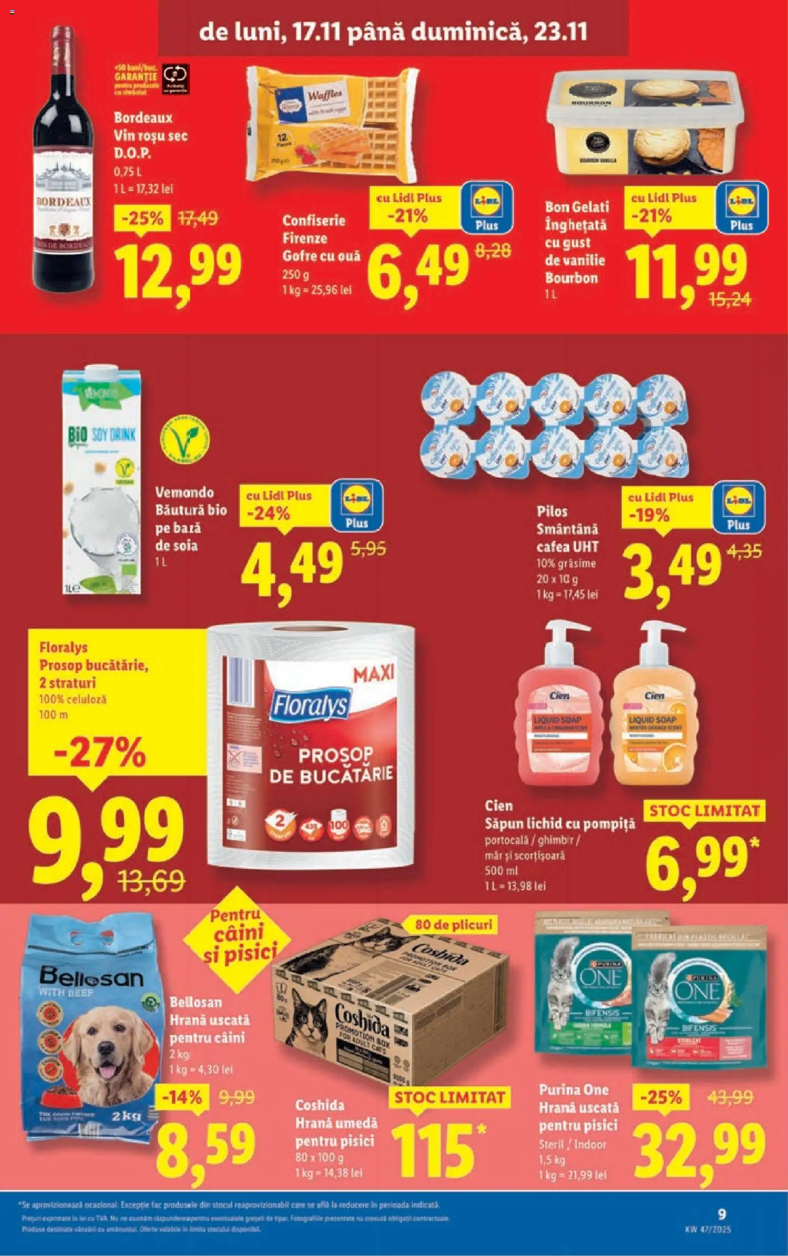 Noul catalog Lidl – valabil de la 17.11.2025 | Pagină: 9 | Produse: Şerit ödül, Bucătărie, Gofre, Bourbon