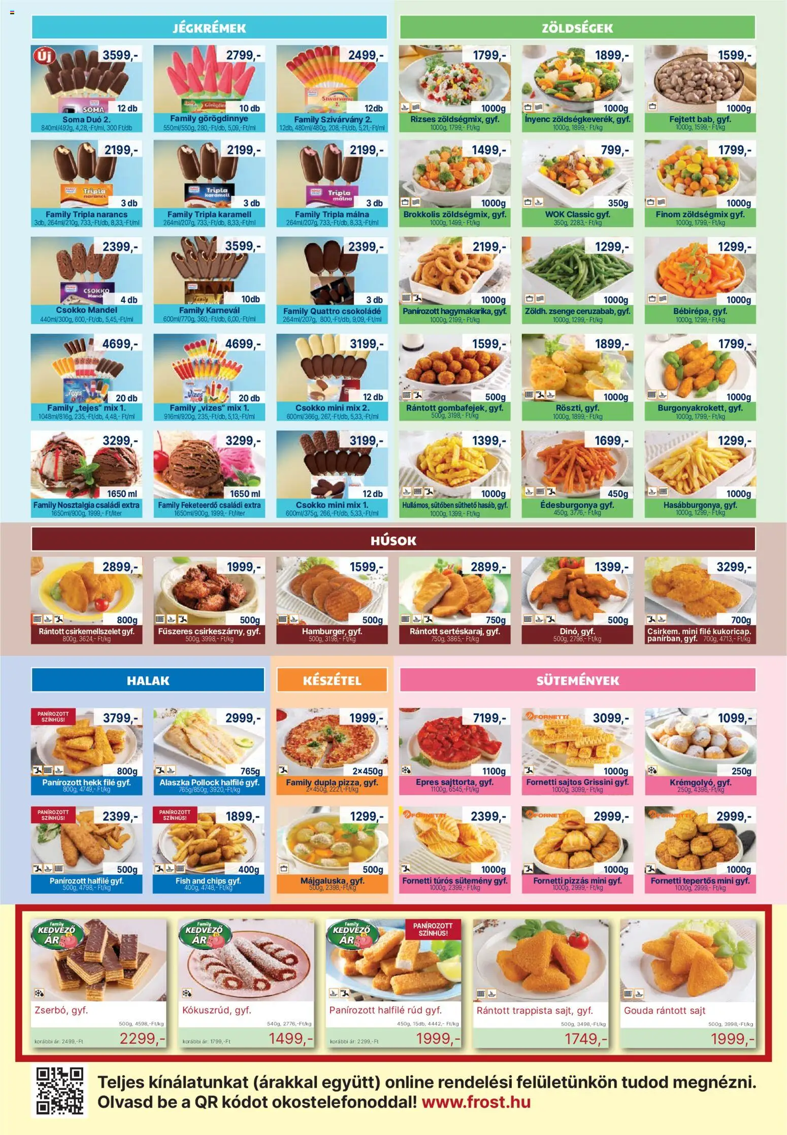 Family Frost akciós ujság - amely érvényes a következő dátumtól: 01.05.2026 | Oldal: 2 | Termékek: Málna, Rántott sajt, Sütemény, Sütemények