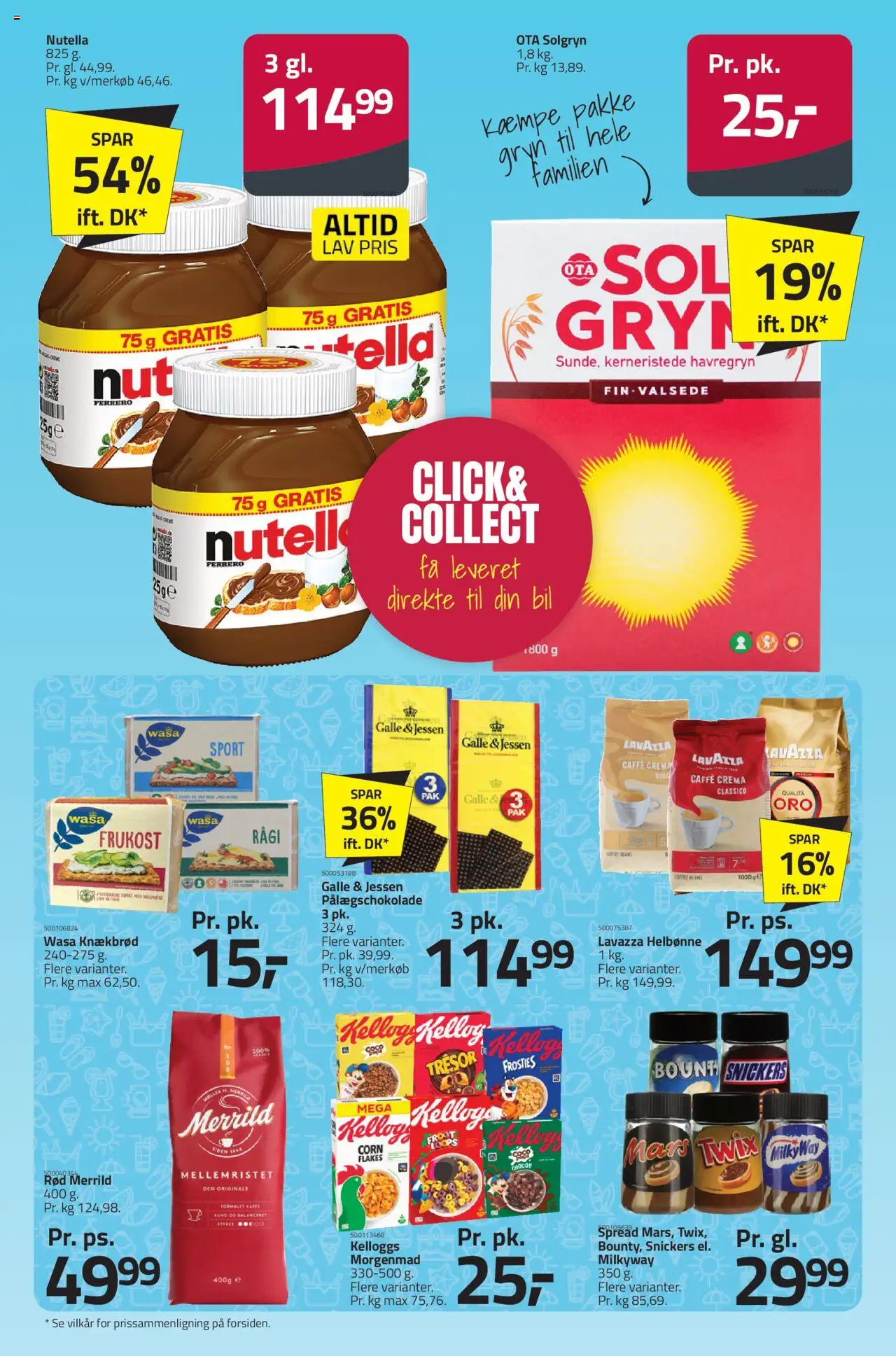 Fleggaard Tilbudsavis gyldig fra 18.06.2025 | Side: 2 | Produkter: Havregryn, Knækbrød, Pålægschokolade, Nutella