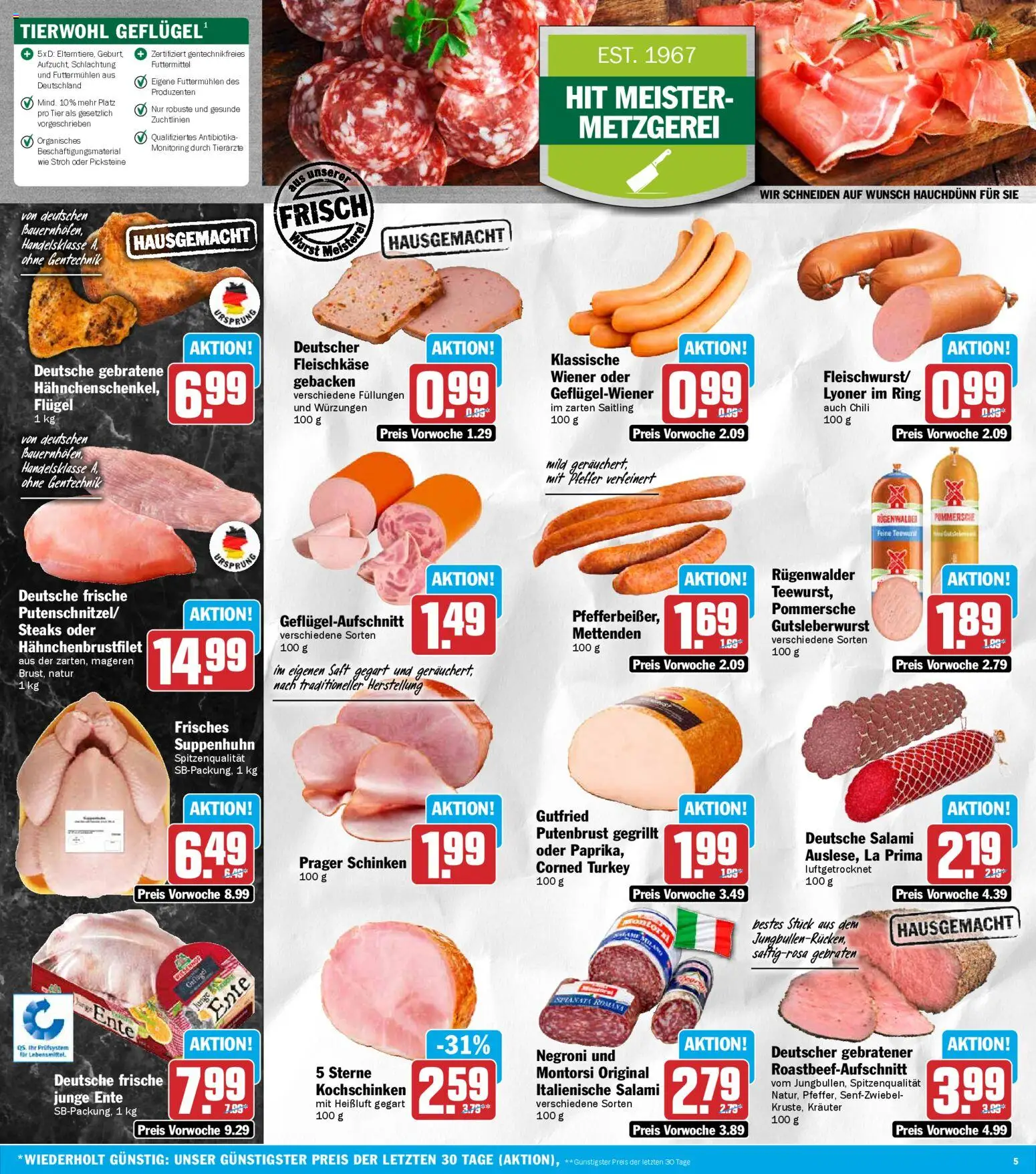 HIT Prospekt 	 – gültig ab 09.03.2026 | Seite: 5 | Produkte: Pfeffer, Chili, Schinken, Ente