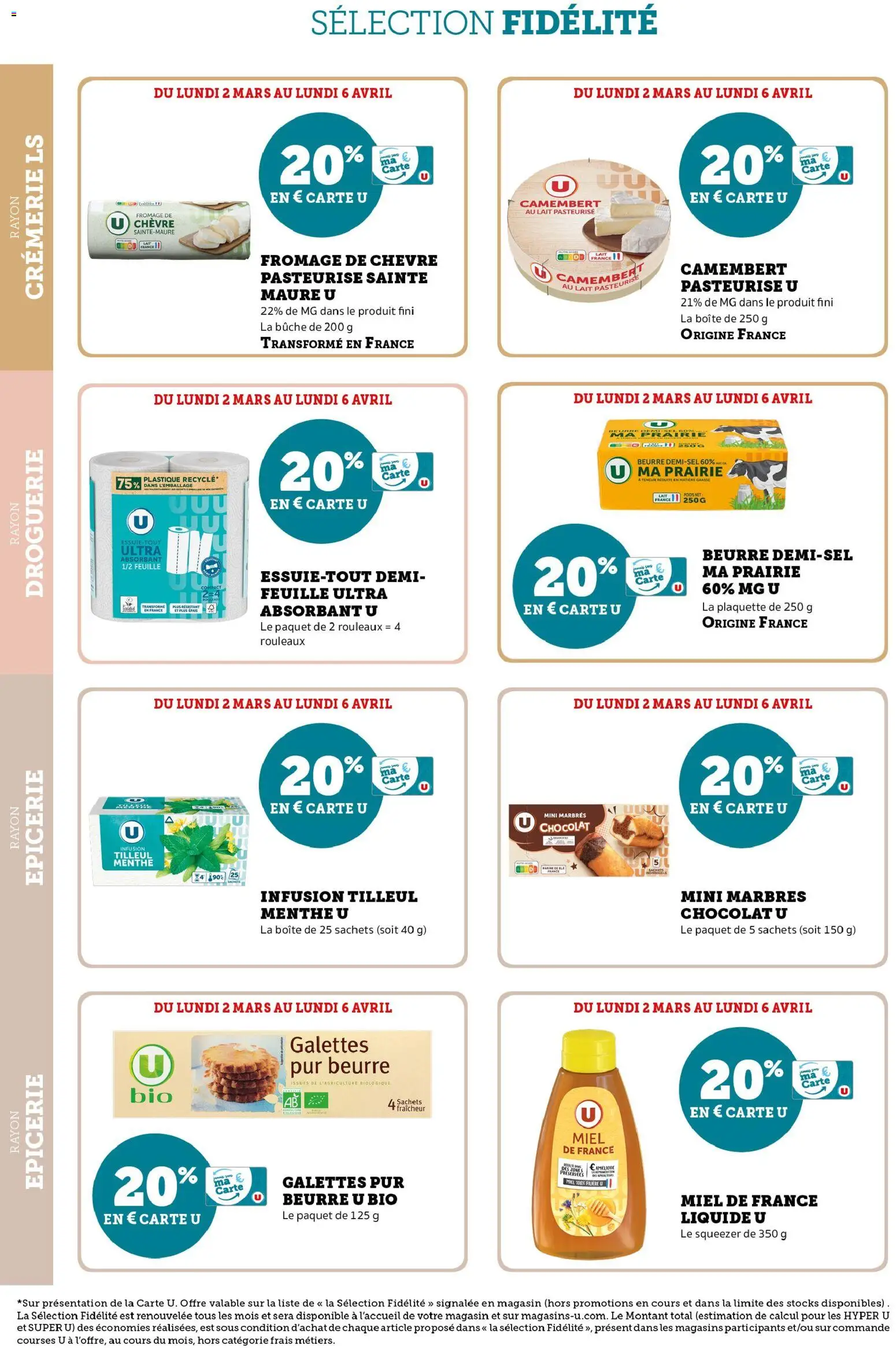 {H1} | Page: 6 | Produits: Menthe, Infusion, Miel, Beurre