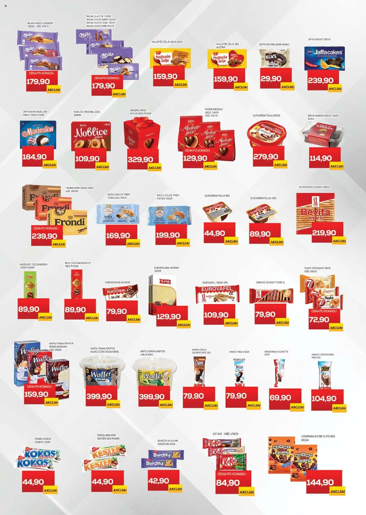 Medius katalog - važi od 02.01.2026 | Strana: 13 | Proizvode: Keks, Pistaći, Noblice, Ferrero