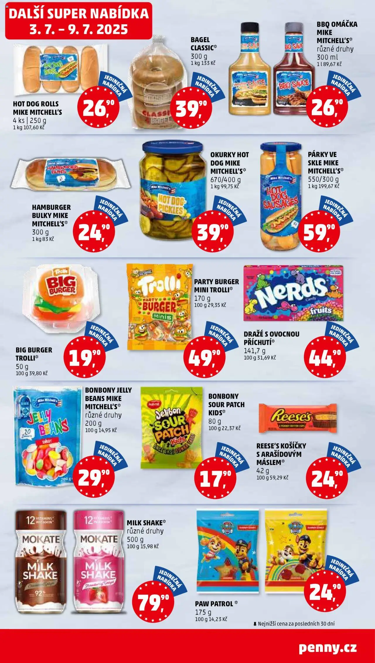 Penny Market leták - Čtvrtečník od 03.07.2025 | Strana: 35 | Produkty: Burger, Reese's, Okurky, BBQ omáčka