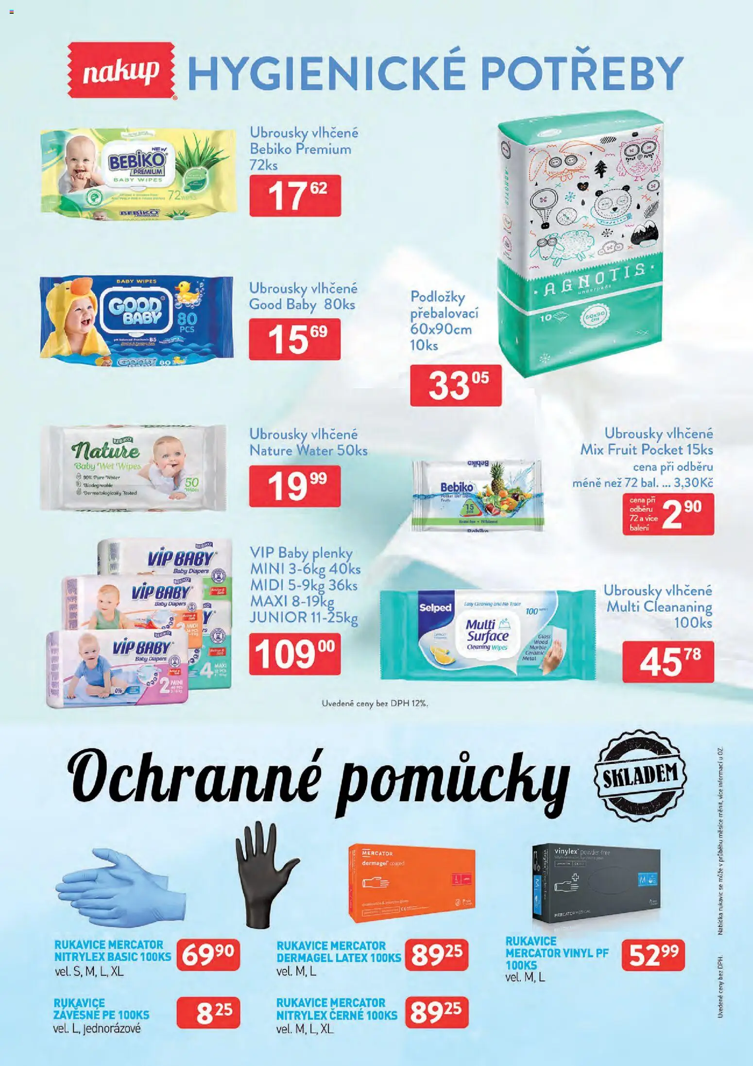 Astur & Qanto leták - Velkoobchod 04/2026 od 01.04.2026 | Strana: 168 | Produkty: Vlhčené ubrousky, Rukavice, Ubrousky, Plenky