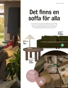 Mio - erbjudanden - Förhandsvisning av reklamblad från butik Mio aktuell från 01.09.2025 | Sida: 45 | Produkter: Bordslampa, Soffa, Soffbord, Matta