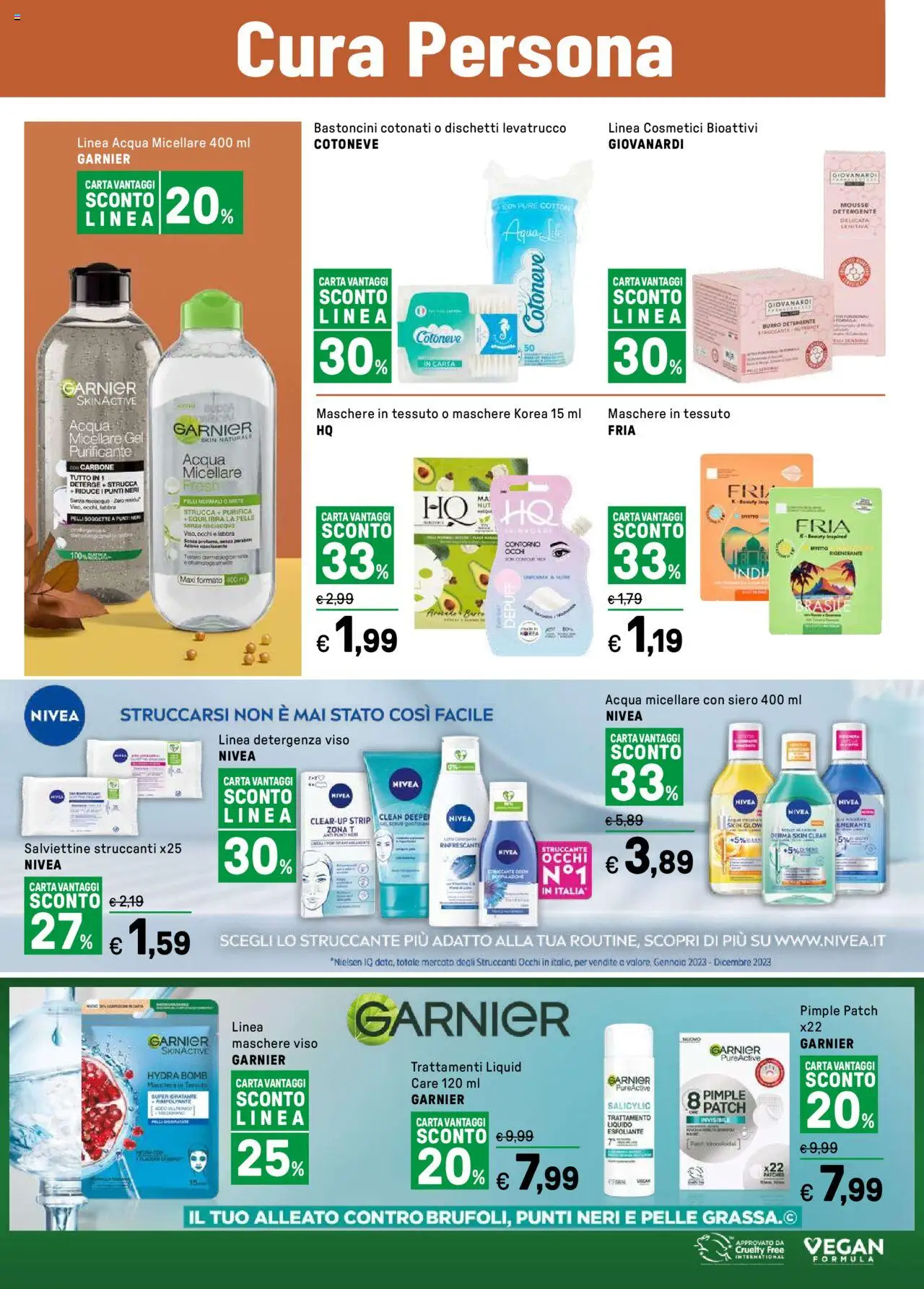 Volantino Iper del 15.09.2025 | Pagina: 8 | Prodotti: Maschera, Acqua micellare, Detergente, Burro