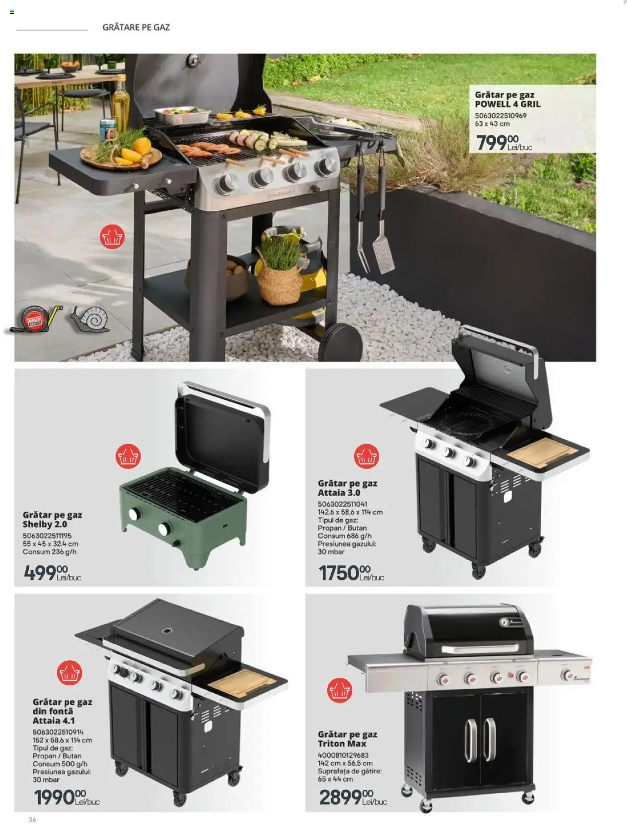 Noul catalog Brico Depot – valabil de la 28.03.2025 | Pagină: 36 | Produse: Grătar