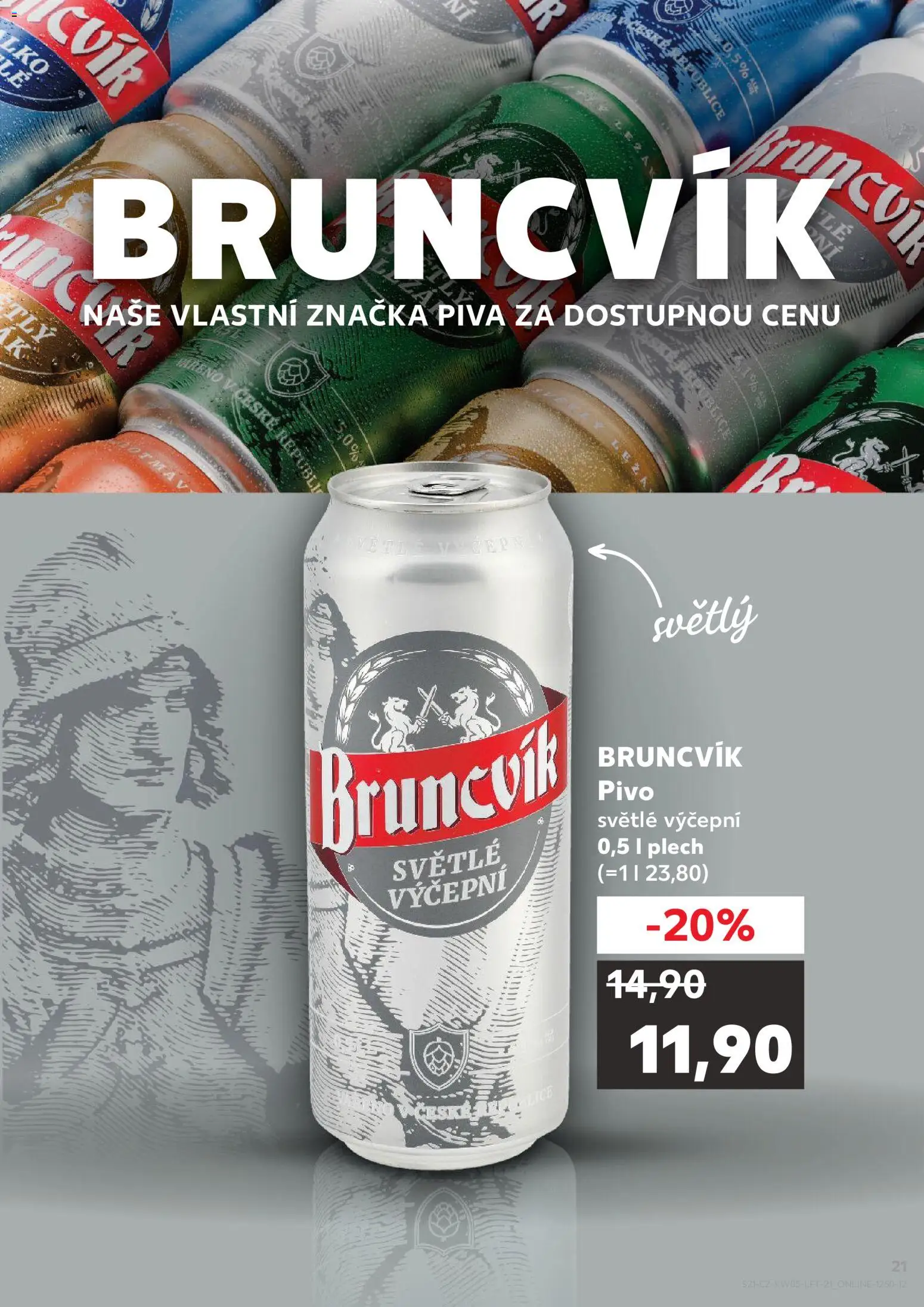 Kaufland leták - Praha 4 od 28.01.2026 | Strana: 21 | Produkty: Pivo, Plech