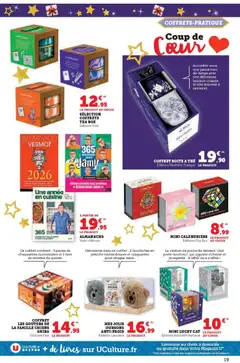 Hyper U - Prévisualisation de Hyper U - Noël à prix bas valide à partir de 02.12.2025 | Page: 19 | Produits: Peluche, Thé, Livre