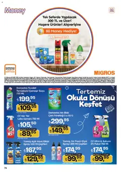 Migros Katalog - Migroskop - 21.08.2025 tarihinden itibaren geçerlidir | Sayfa: 74 | Ürünler: Tuvalet, Giysi
