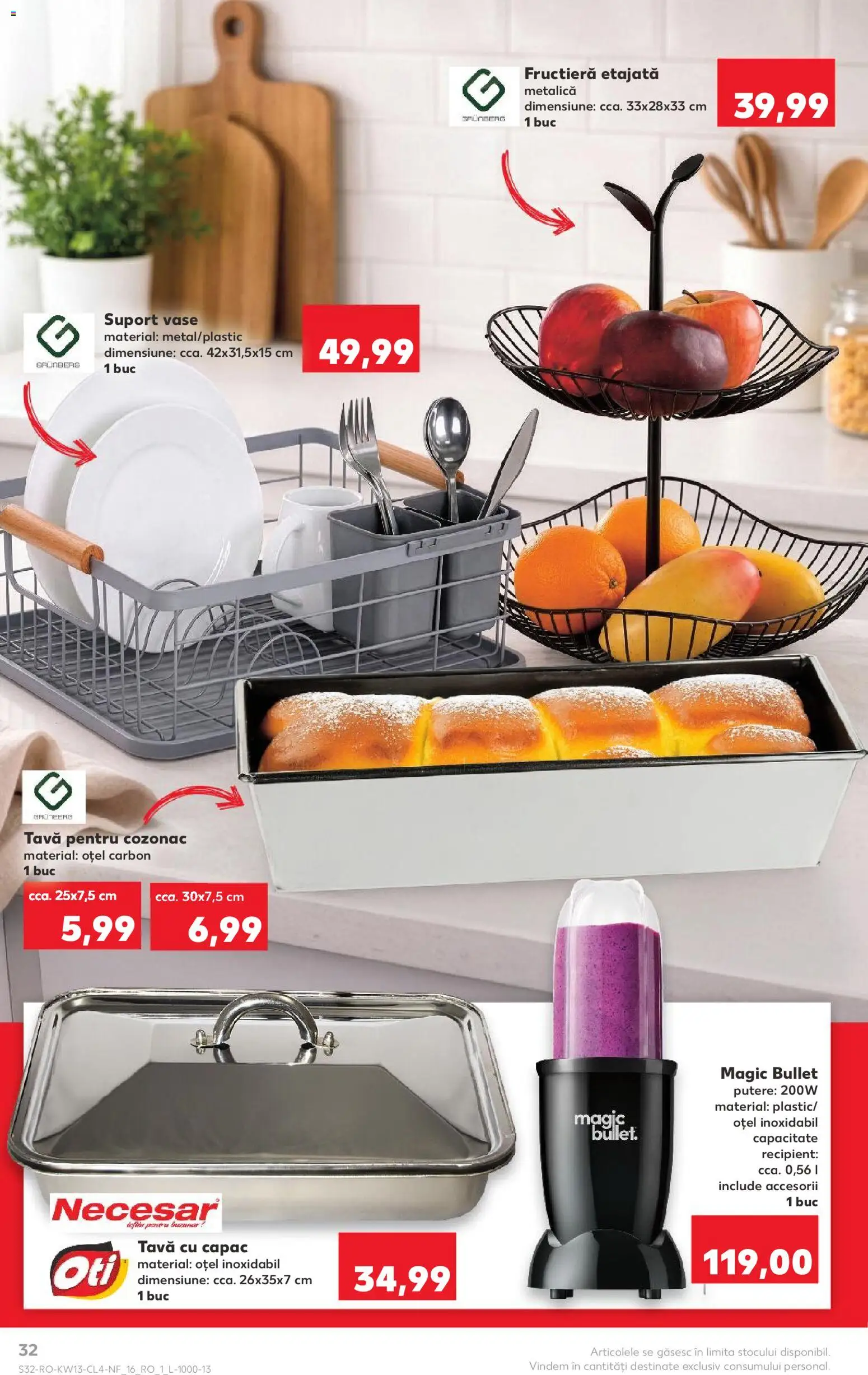 Noul catalog Kaufland – valabil de la 25.03.2026 | Pagină: 32 | Produse: Blender