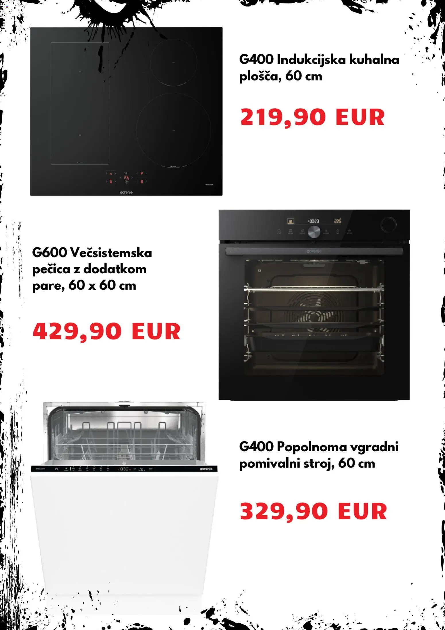 Novi Gorenje katalog ponudbe – veljaven od 08.12.2025 | Stran: 3 | Izdelki: Pecica