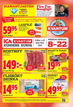 ICA Kvantum - Kungens Kurva - Förhandsvisning av reklamblad från butik ICA Kvantum aktuell från 03.11.2025