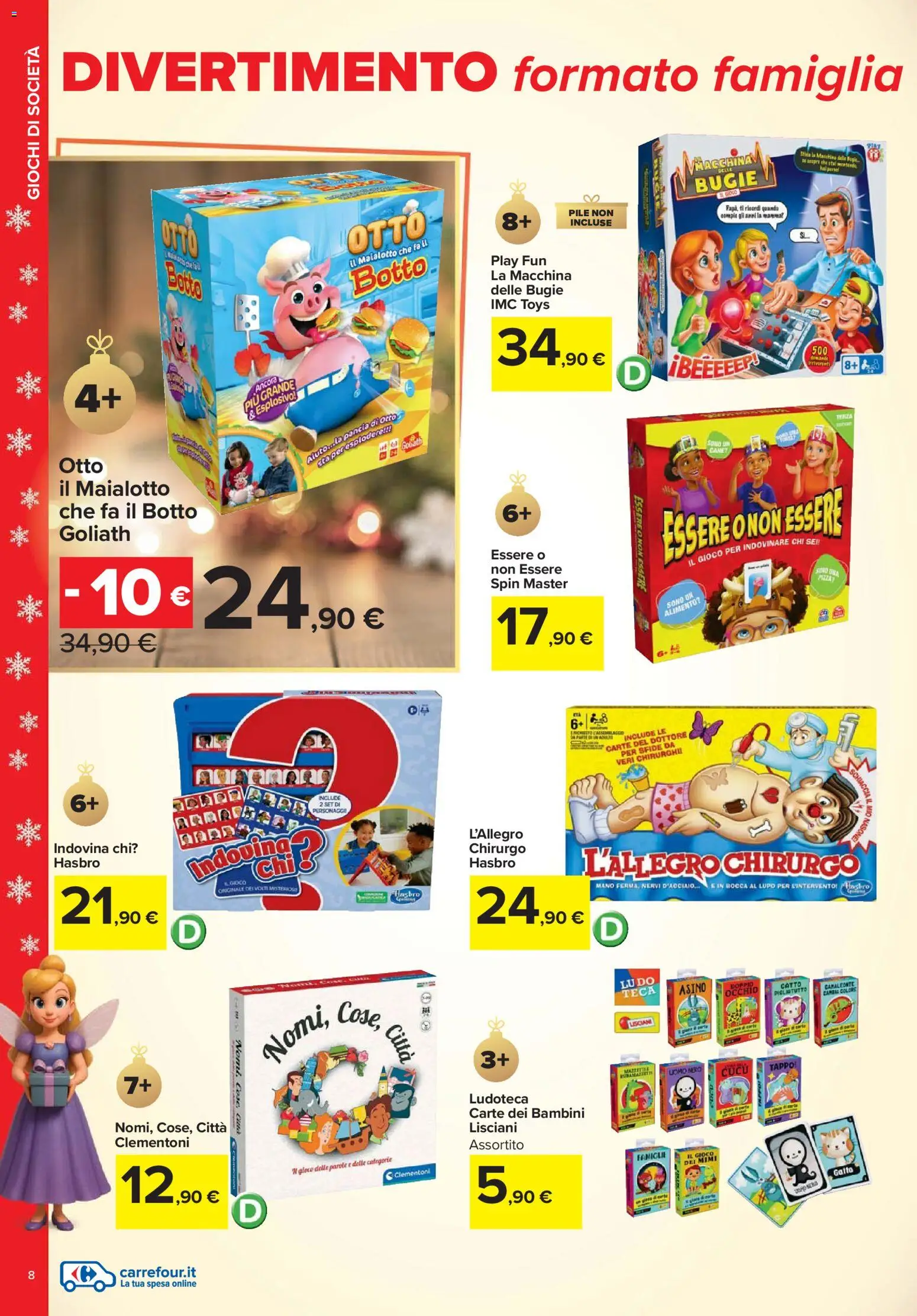 Volantino Carrefour del 24.10.2025 | Pagina: 8 | Prodotti: Pile, Gioco