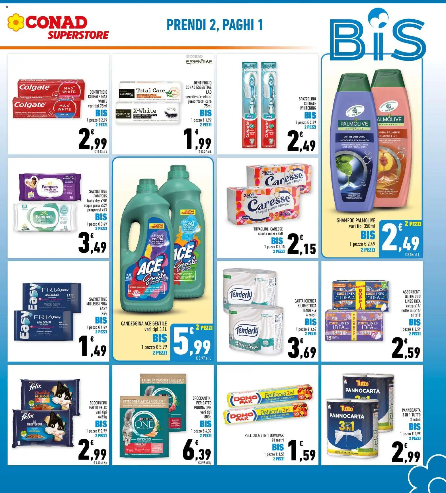 Volantino Conad del 25.02.2026 | Pagina: 5 | Prodotti: Microonde, Dentifricio, Spazzolino, Acqua