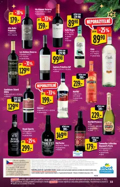 Náhled letáku Albert katalog - Hypermarket od 12.11.2025 | Strana: 33 | Produkty: Cinzano, Old porter, Martini, Primitivo