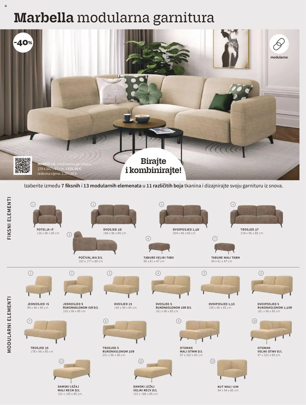 Prima katalog | vrijedi od 01.01.2025 | Stranica: 66 | Proizvodi: Trosjed, Fotelja, Tabure, Dvosjed