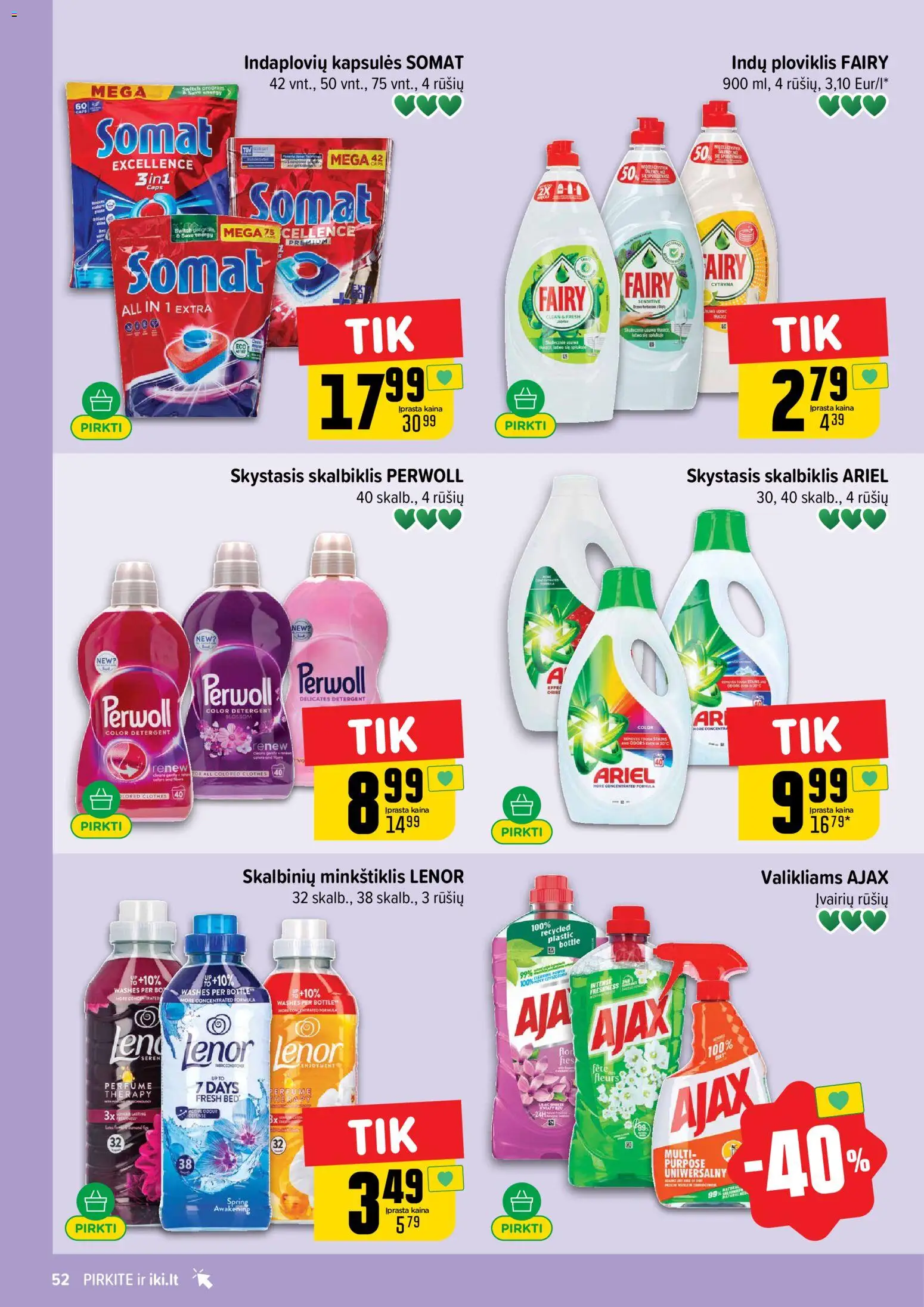 IKI akcijos nuo 13.04.2026 | Puslapis: 52 | Prekių: Ploviklis
