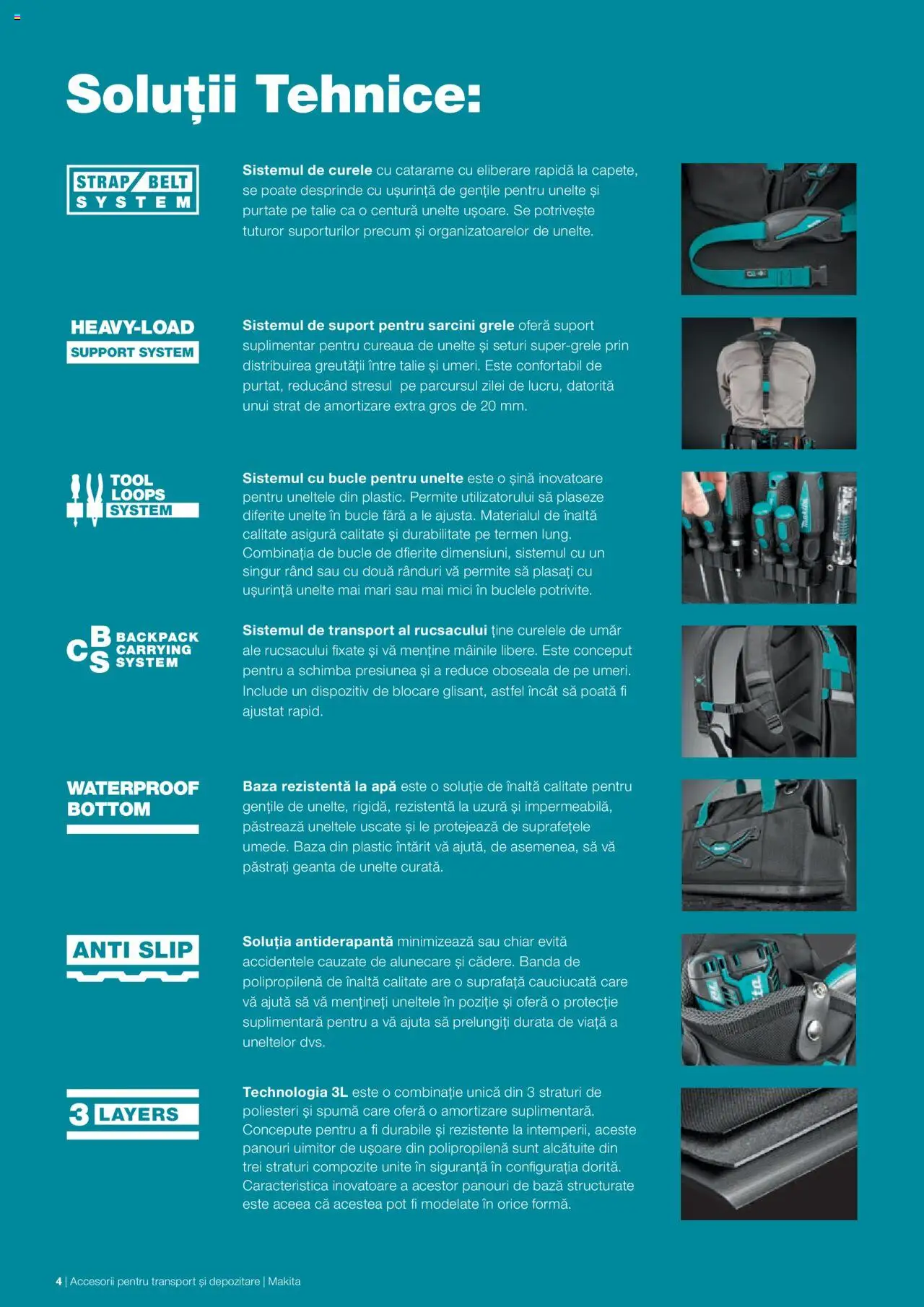 Makita catalog - Accesorii pentru transport si depozitare   – valabil de la 06.09.2021 | Pagină: 4