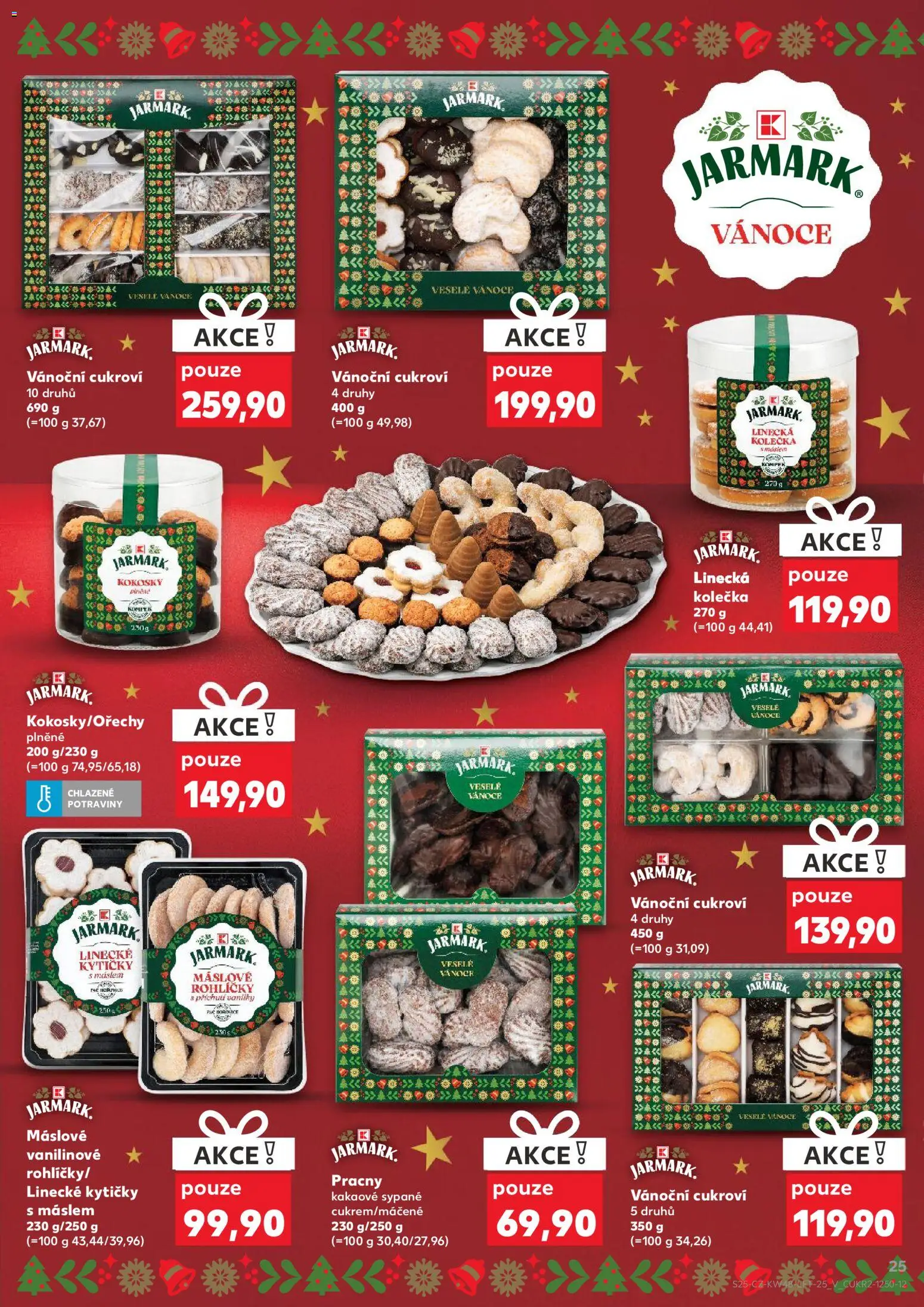 Kaufland leták - Praha 8 od 26.11.2025 | Strana: 25 | Produkty: Kokosky, Potraviny, Cukroví, Vánoční cukroví