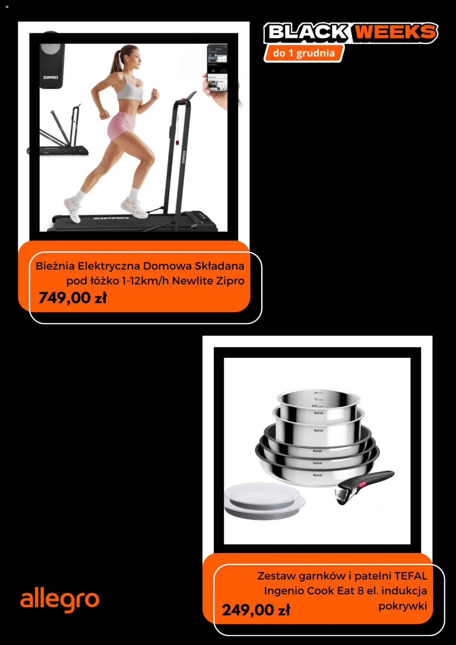 Allegro Black Friday od 03.11.2025 | Strona: 6 | Produkty: Łóżko, Tefal