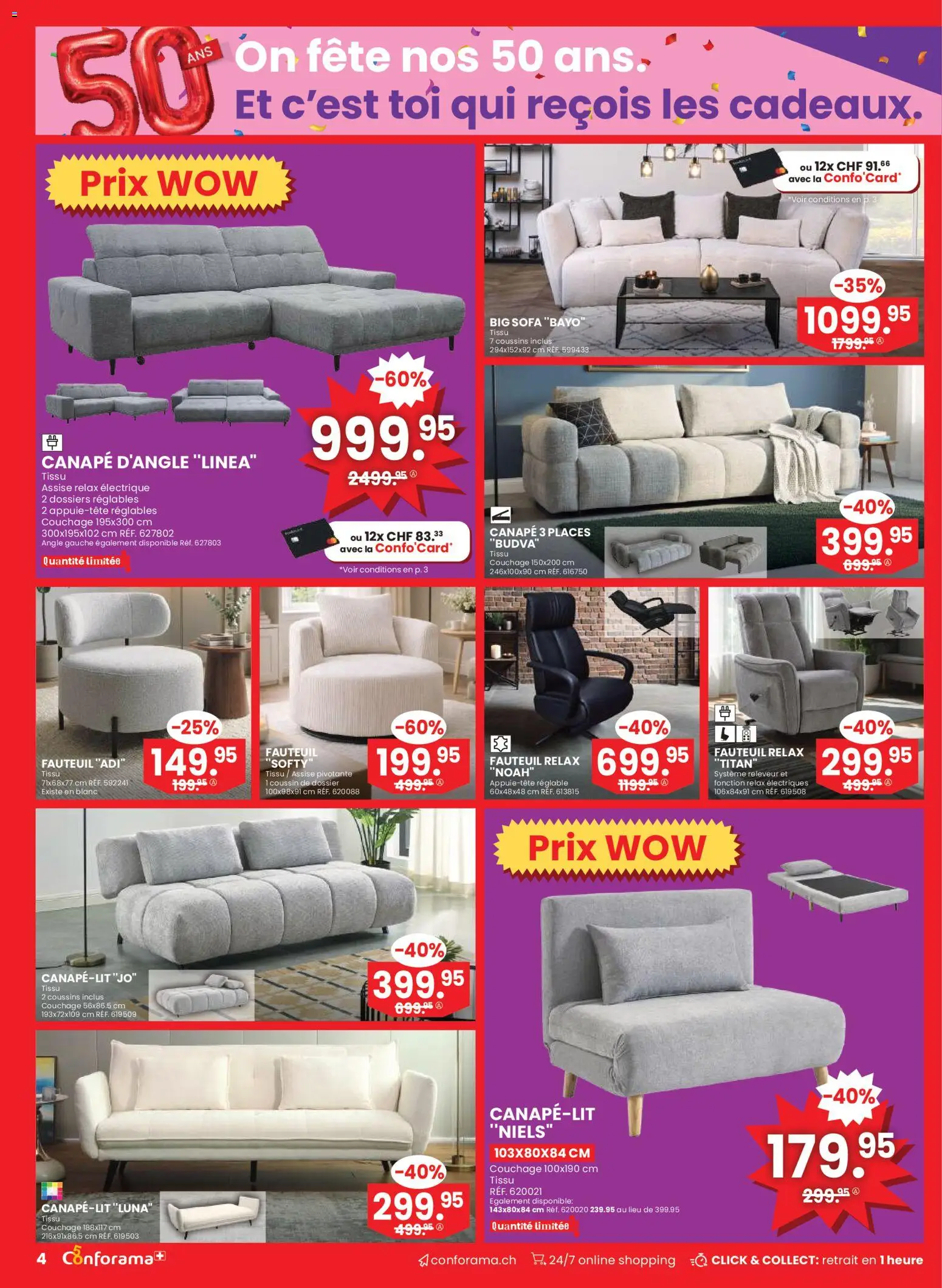 Conforama aktionen FR – gültig ab 25.03.2026 | Seite: 4