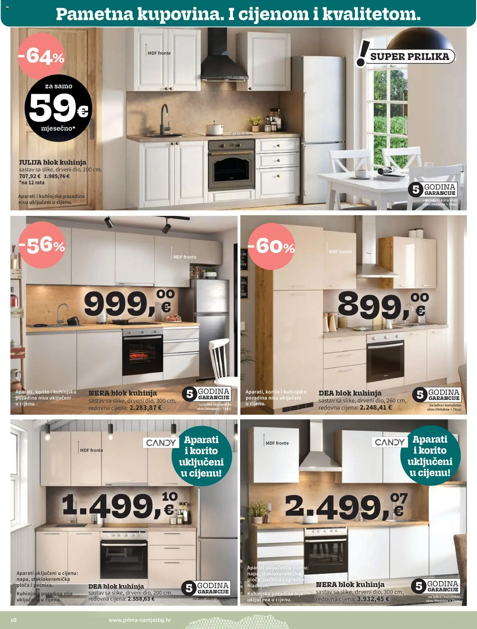 Prima katalog | vrijedi od 01.03.2026 | Stranica: 16 | Proizvodi: Ladice, Kuhinja, Hladnjak, Pećnica