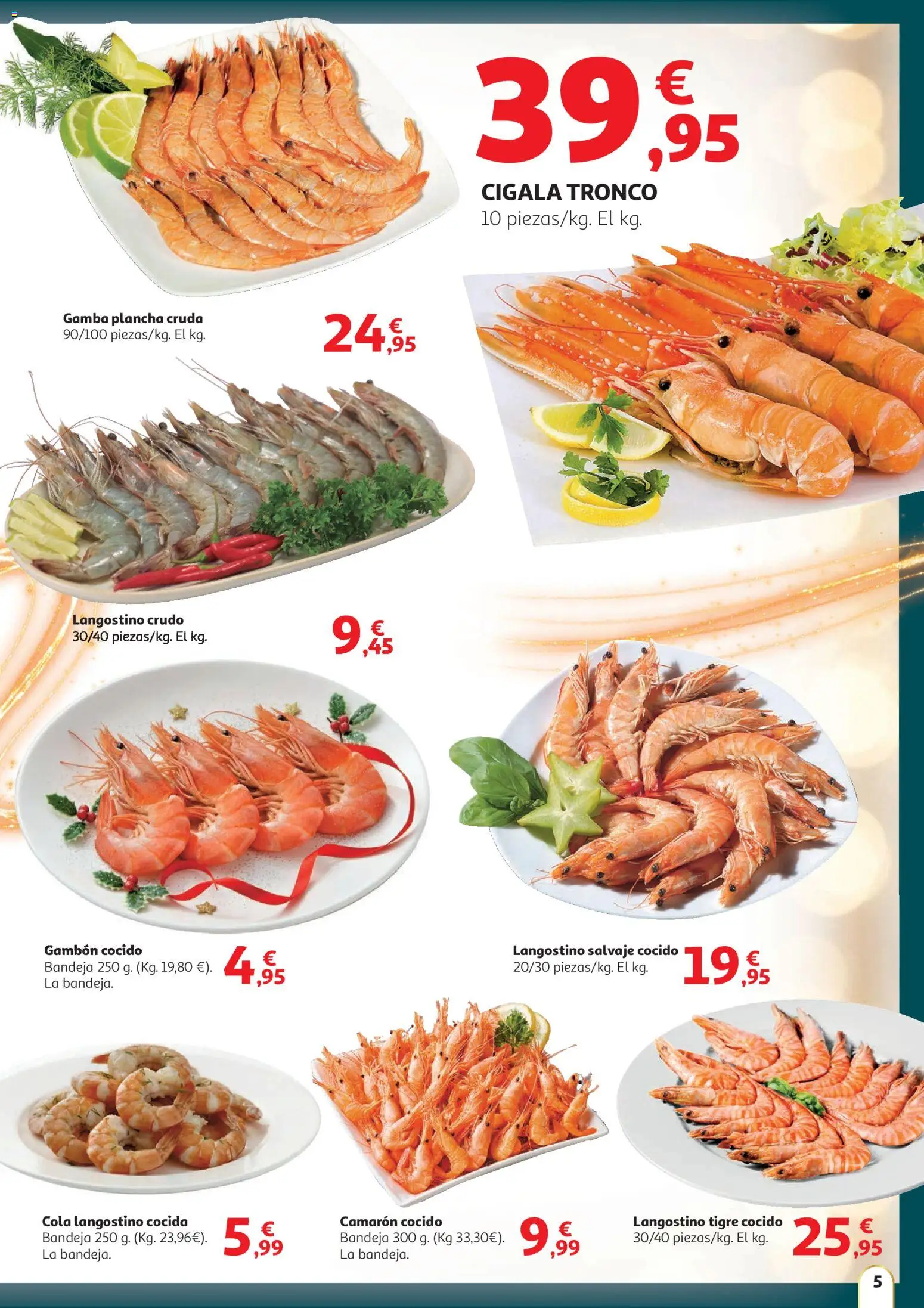 Alcampo -  Cat SST │ válido desde el 11.12.2025 | Página: 5 | Productos: Plancha, Bandeja, Langostino, Gamba