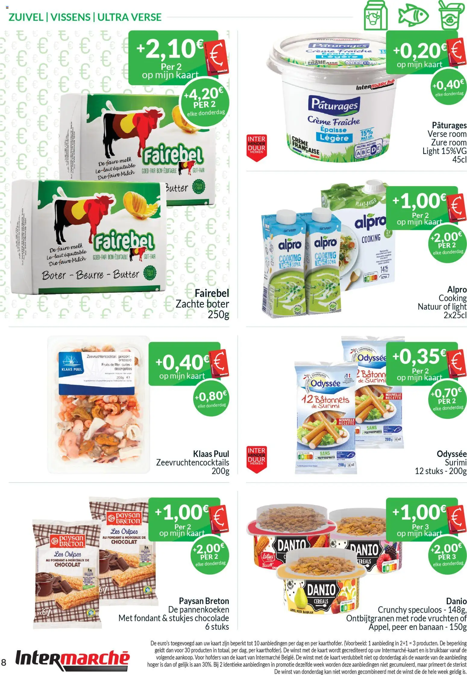 {H1} | Pagina: 8 | Producten: Appel, Banaan, Melk, Kan