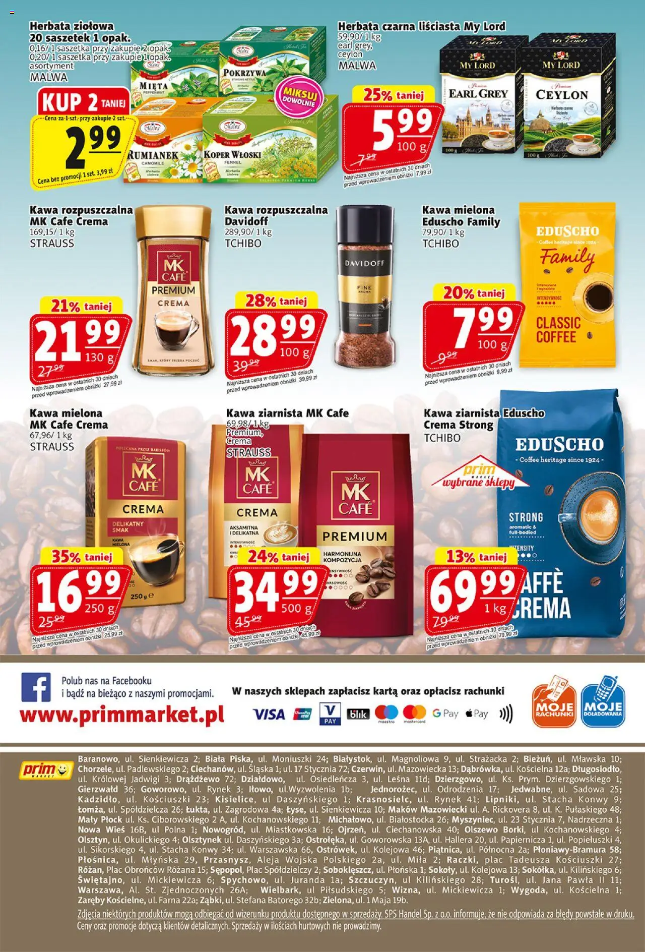 Prim Market Gazetka od 04.09.2025 | Strona: 16 | Produkty: Kawa ziarnista, Kawa rozpuszczalna, Mięta, Kawa