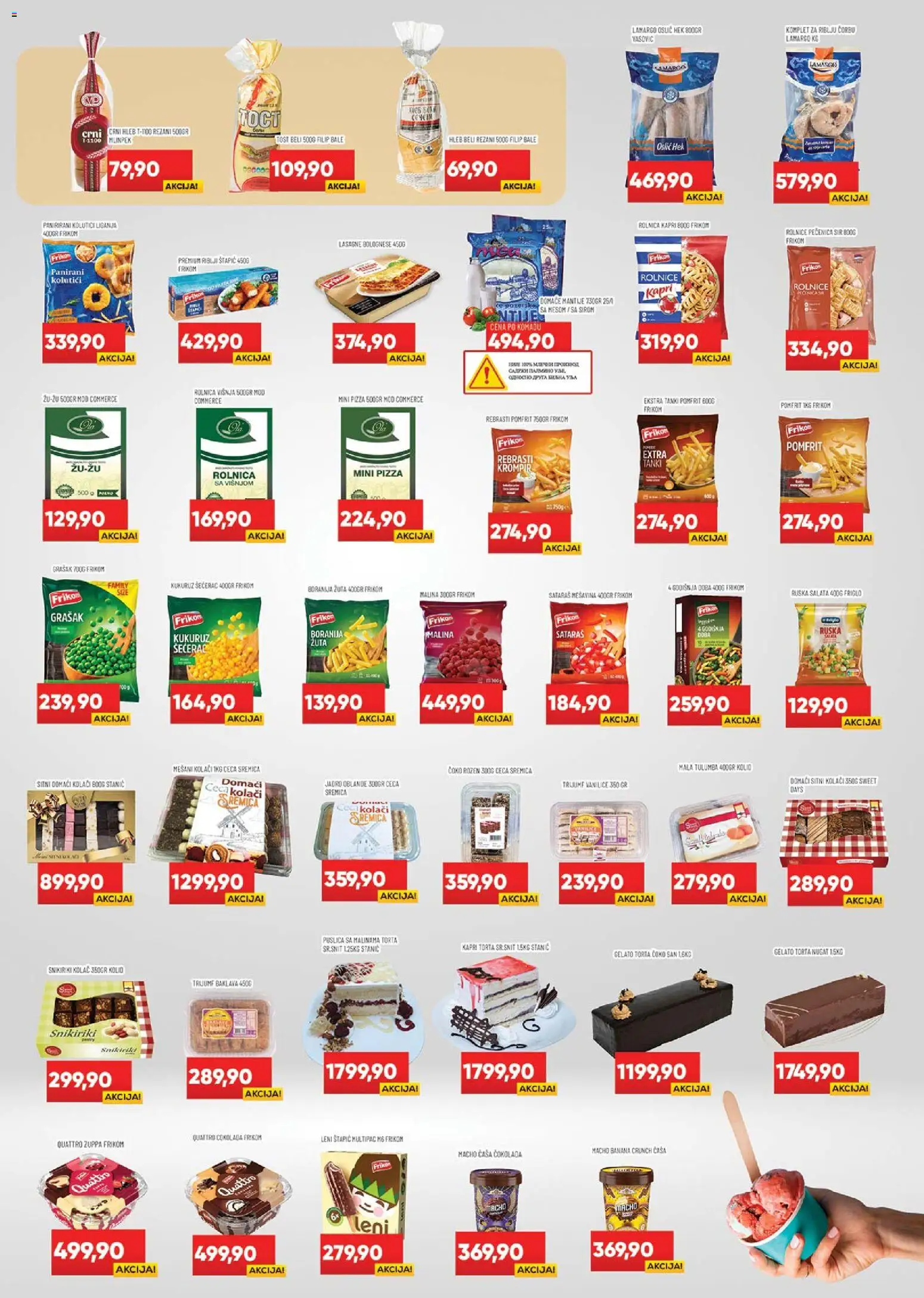 Medius katalog - važi od 21.04.2026 | Strana: 6 | Proizvode: Kukuruz šećerac, Pomfrit, Čokolada, Pečenica