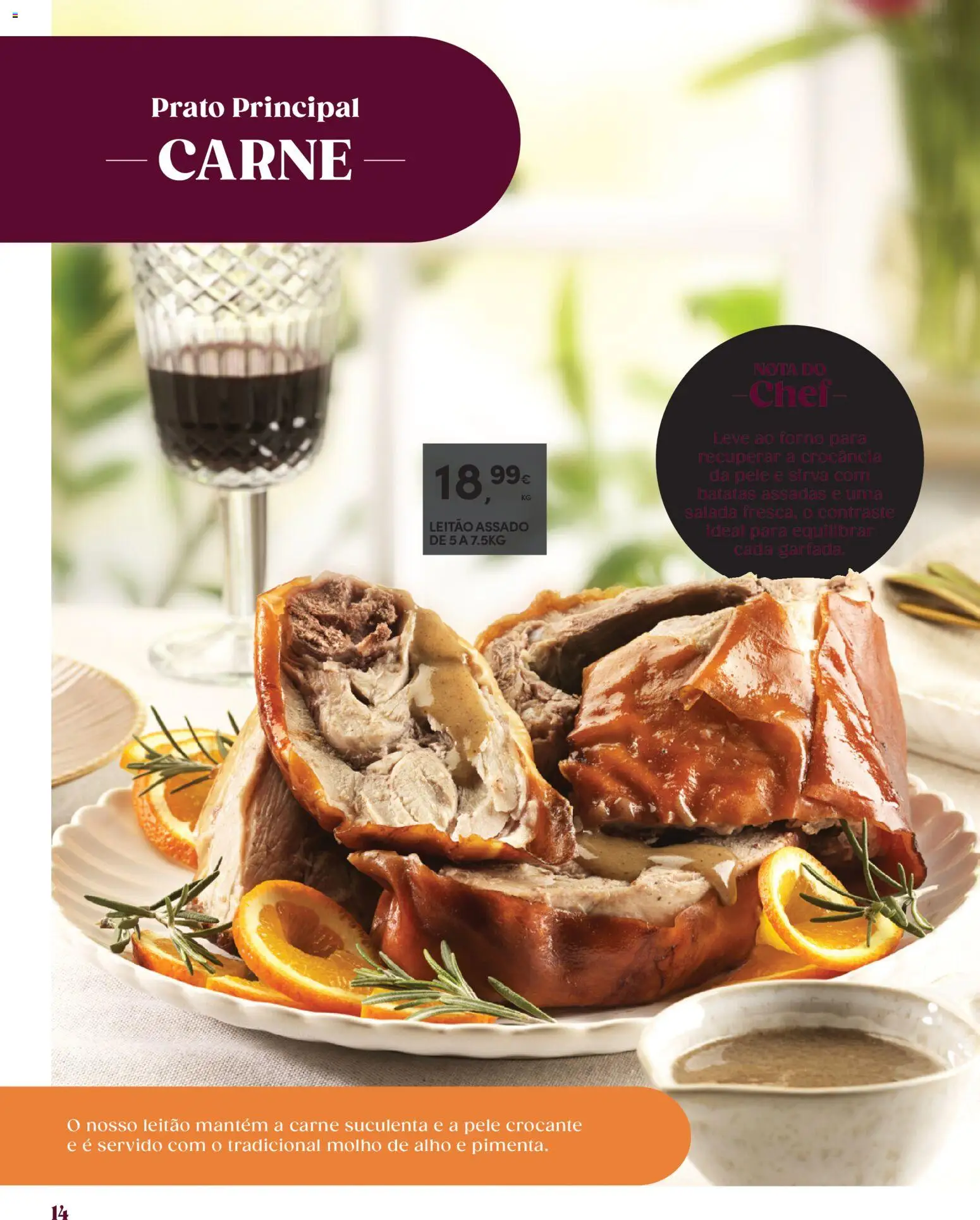 Continente - Catálogo Take Away Páscoa │ válido de 17.03.2026 | Página: 14 | Produtos: Forno, Carne, Salada