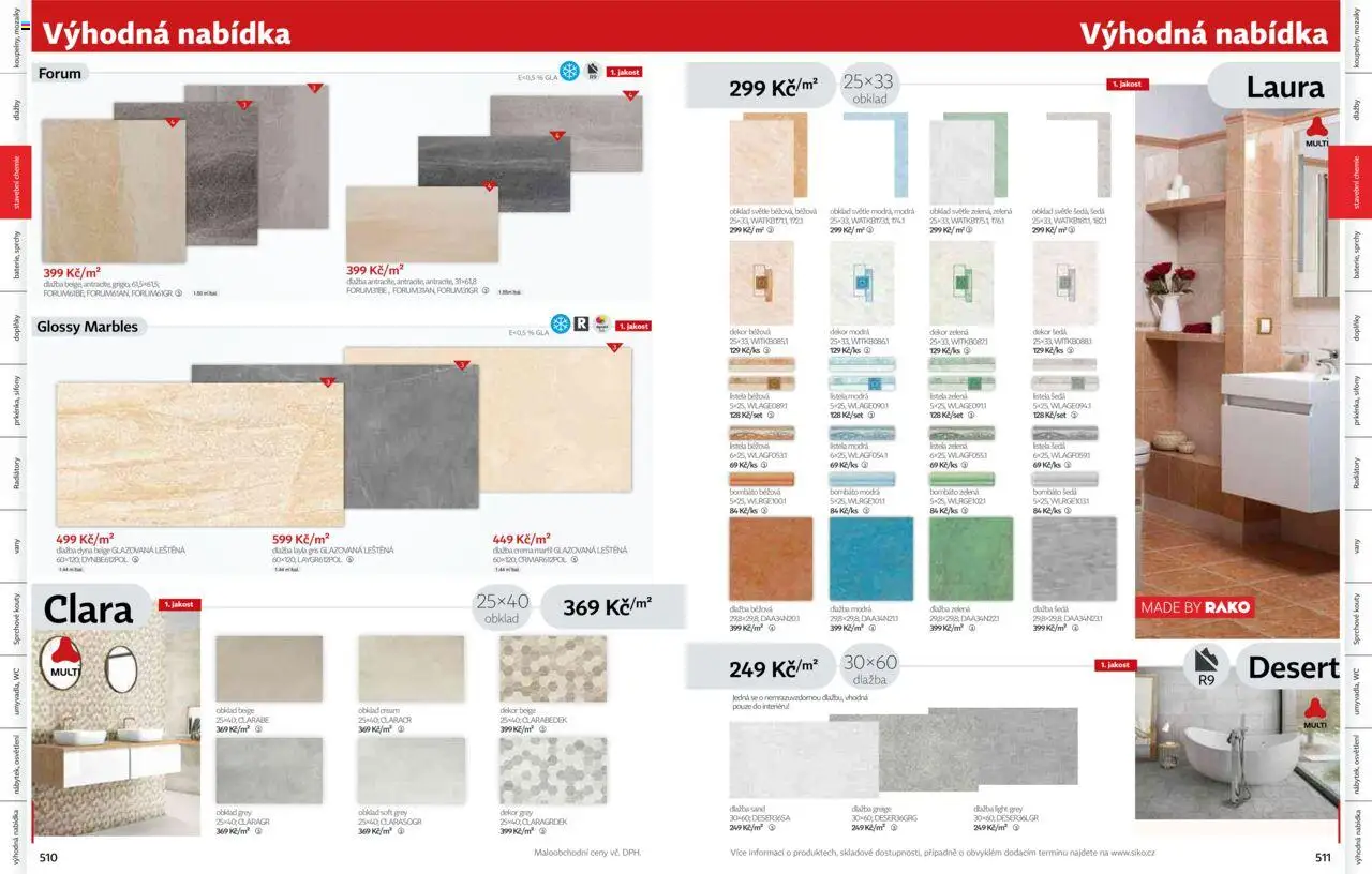 Siko koupelny katalog Koupelny 2025/2026 od 14.10.2025 | Strana: 259 | Produkty: Dlažba, Crema, Wc