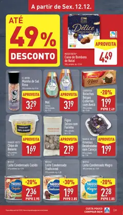 Pré-visualização Aldi folheto válido de 08.12.2025 | Página: 21 | Produtos: Ameixas, Sal, Caixa, Leite
