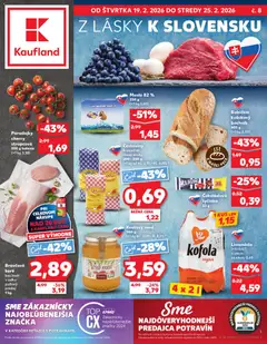 Kaufland SK Šamorín-Mliečno - amely érvényes a következő dátumtól: 19.02.2026