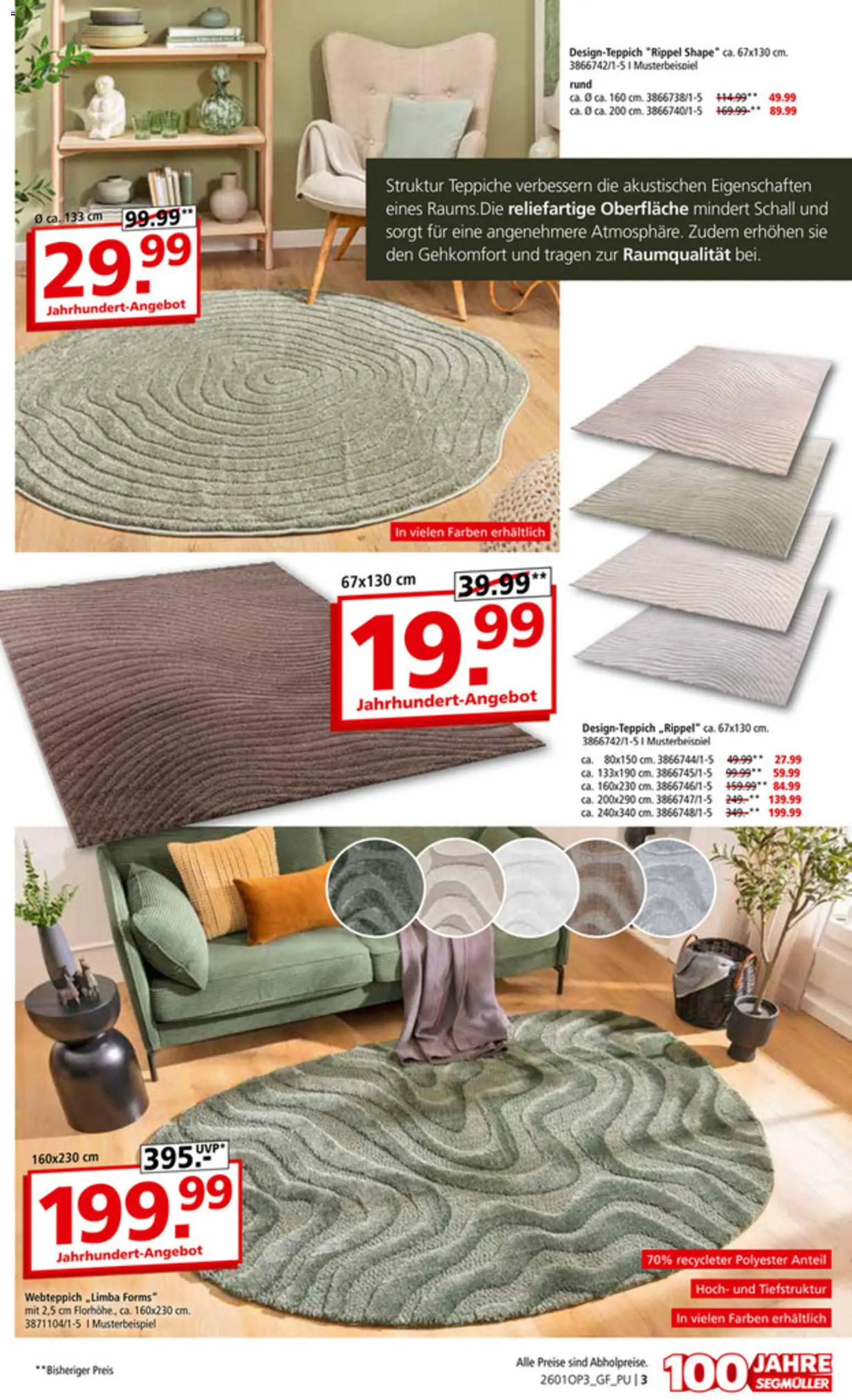 Segmüller Teppich Spezial  – gültig ab 29.12.2025 | Seite: 3