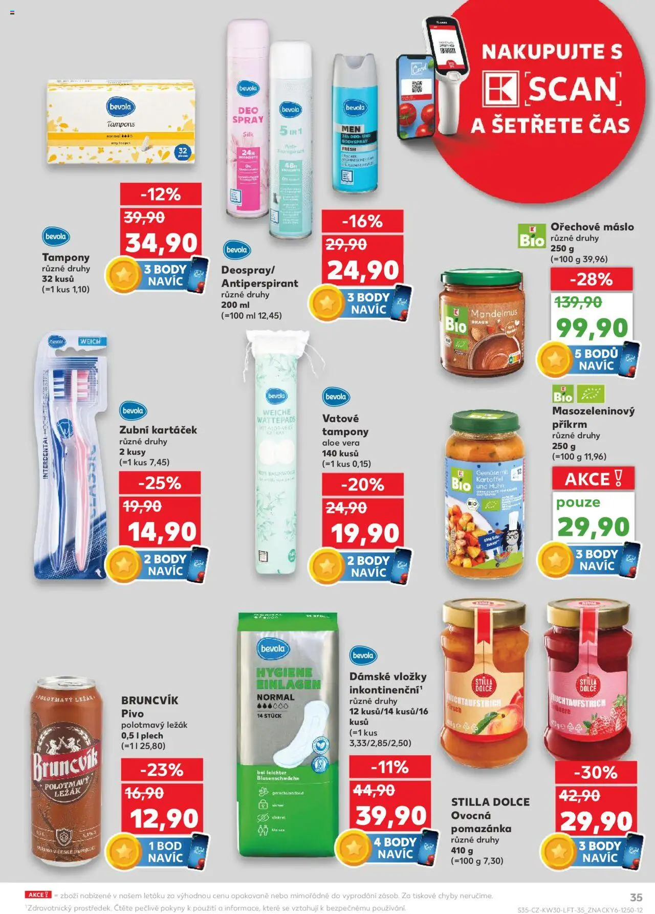 Kaufland leták - Praha 8 od 23.07.2025 | Strana: 35 | Produkty: Deodorant, Máslo, Plech, Příkrm