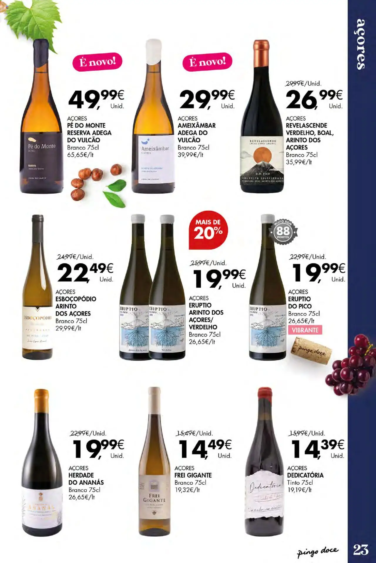 Pingo Doce - Vinhos e Sabores de Portugal Açores │ válido de 11.09.2025 | Página: 23