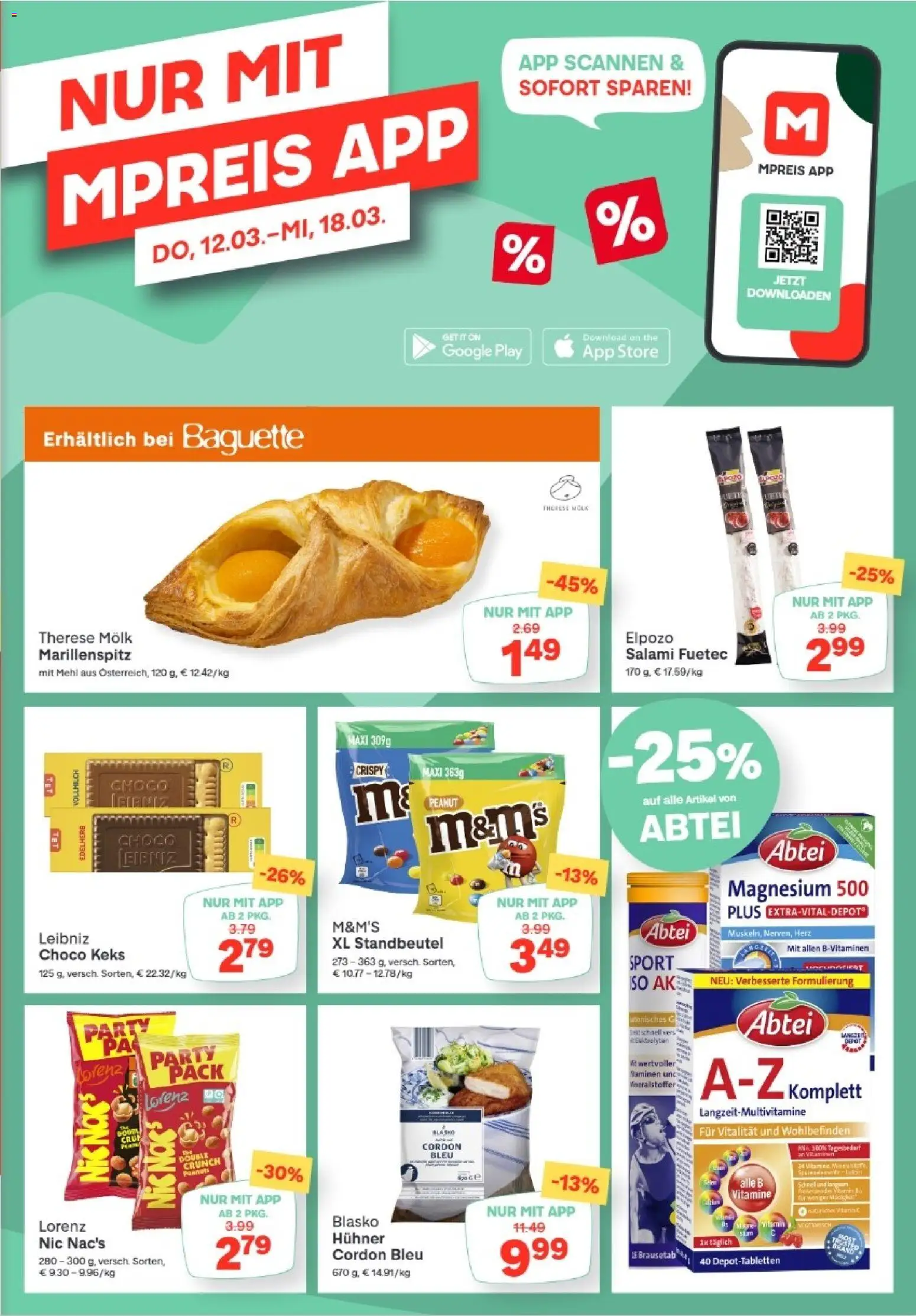 MPREIS Hohenems gültig ab 12.03.2026 | Seite: 13 | Produkte: Jääkaappipakastin, Salami