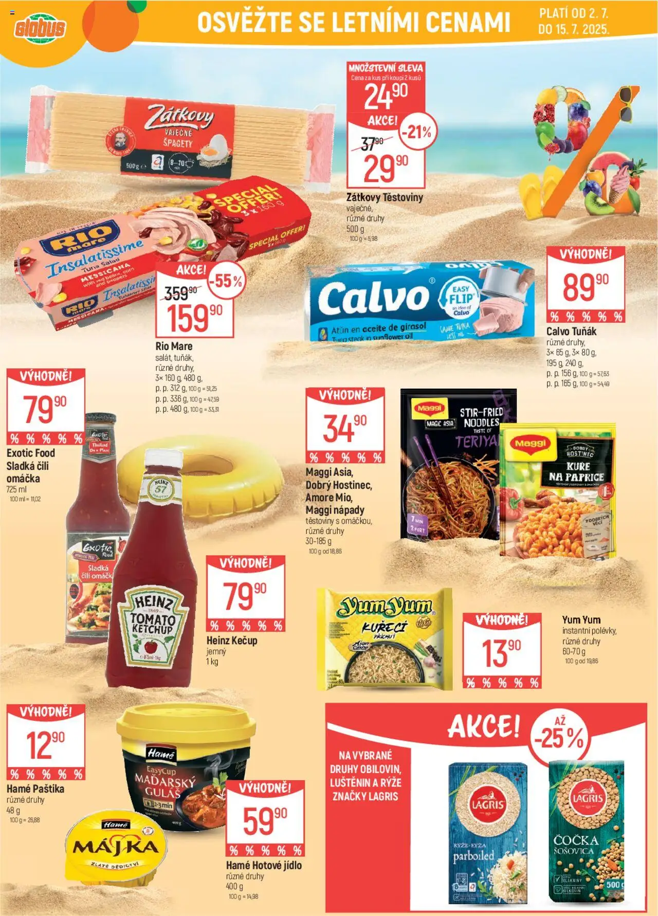 Globus leták od 02.07.2025 | Strana: 12 | Produkty: Čočka, Globus, Salát, Paštika