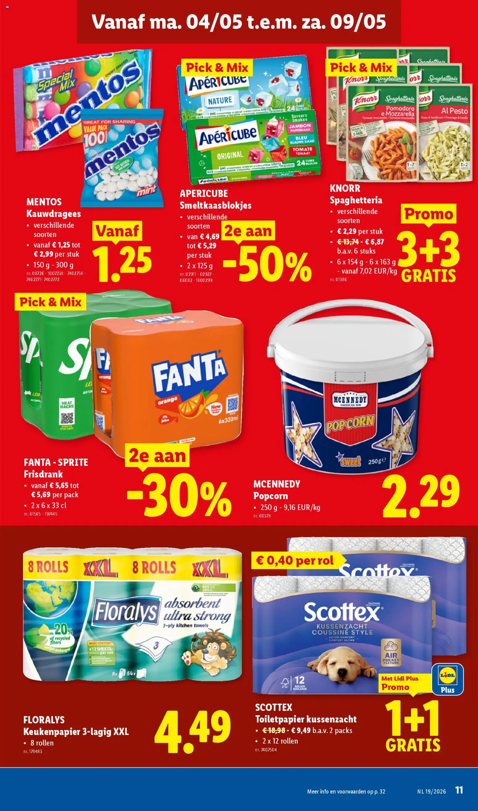 {H1} | Pagina: 11 | Producten: Frisdrank, Mozzarella, Pet, Kaas